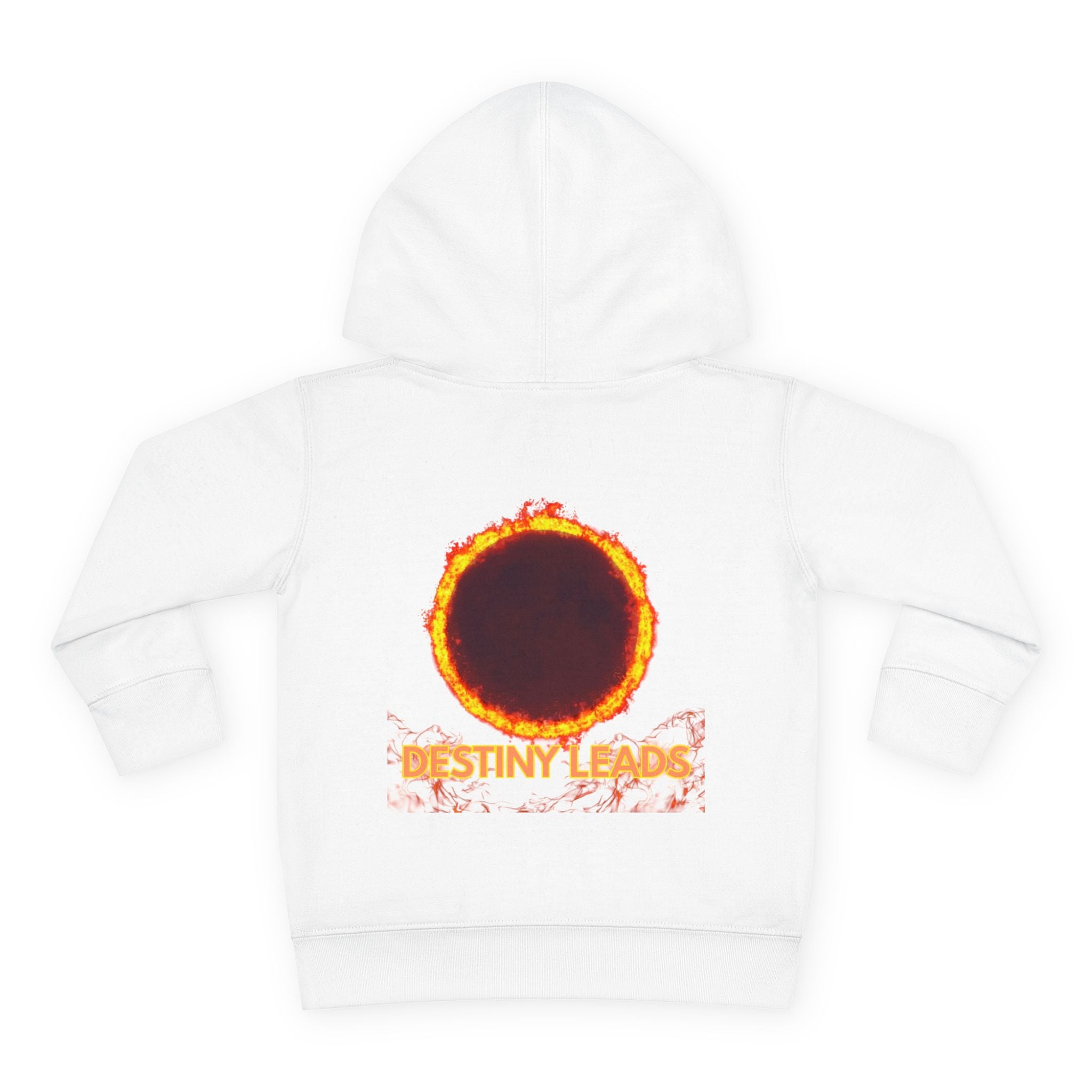 Toddler Hoodie — "Destiny Leads" Flame Eclipse Kids Pullover
