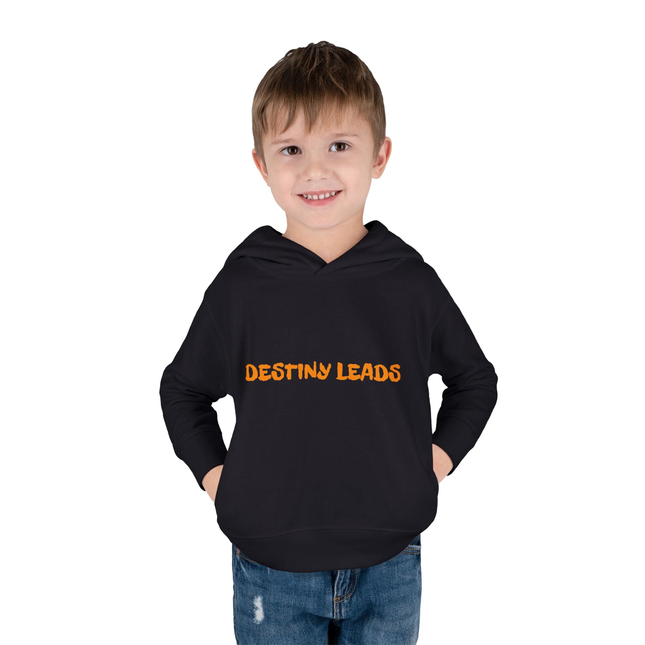 Toddler Hoodie — "Destiny Leads" Flame Eclipse Kids Pullover