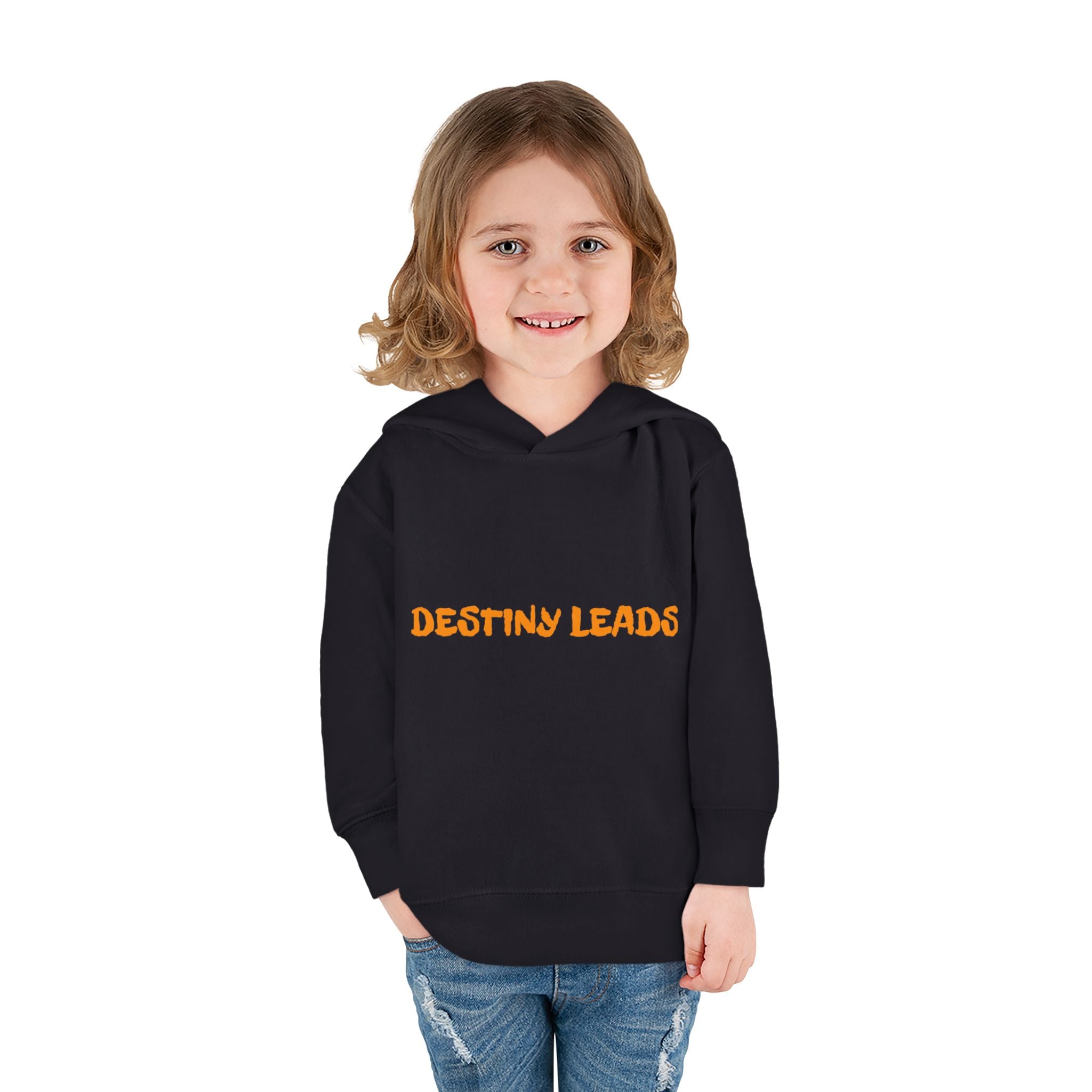Toddler Hoodie — "Destiny Leads" Flame Eclipse Kids Pullover